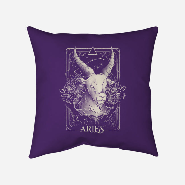 Aries Tarot-None-Removable Cover w Insert-Throw Pillow-eduely
