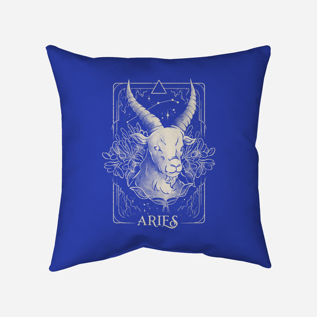 Aries Tarot-None-Removable Cover w Insert-Throw Pillow-eduely