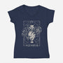 Aquarius Tarot-Womens-V-Neck-Tee-eduely