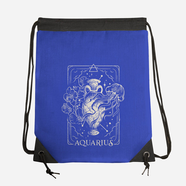 Aquarius Tarot-None-Drawstring-Bag-eduely
