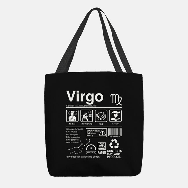 Virgo Label-None-Basic Tote-Bag-DrMonekers