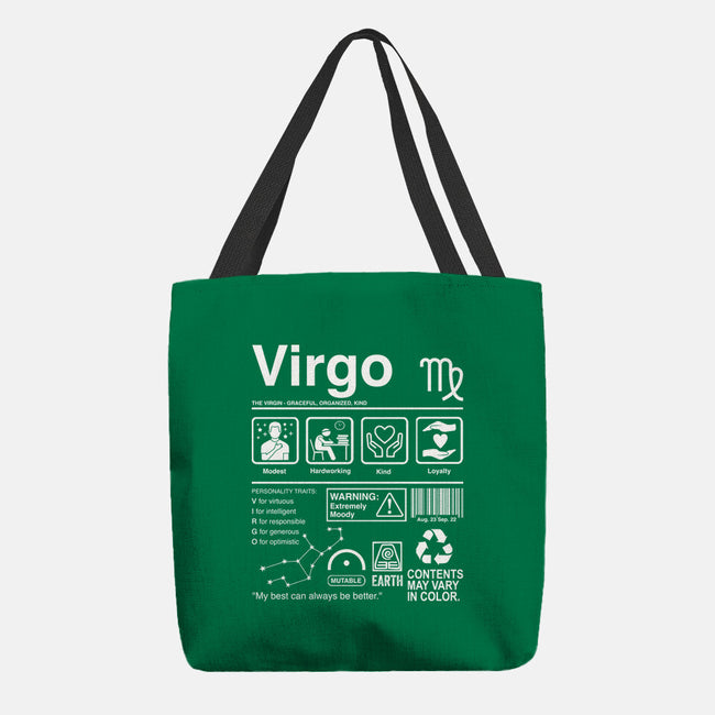 Virgo Label-None-Basic Tote-Bag-DrMonekers