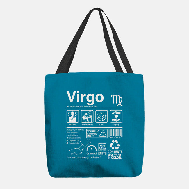Virgo Label-None-Basic Tote-Bag-DrMonekers