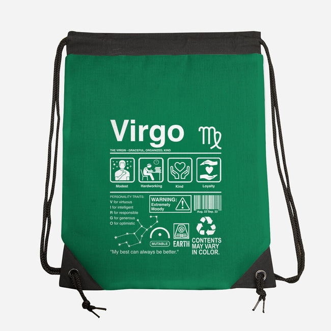 Virgo Label-None-Drawstring-Bag-DrMonekers