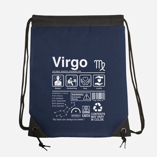 Virgo Label-None-Drawstring-Bag-DrMonekers