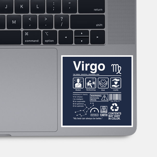 Virgo Label-None-Glossy-Sticker-DrMonekers