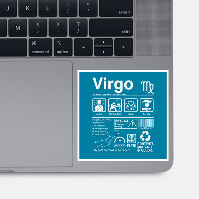 Virgo Label-None-Glossy-Sticker-DrMonekers