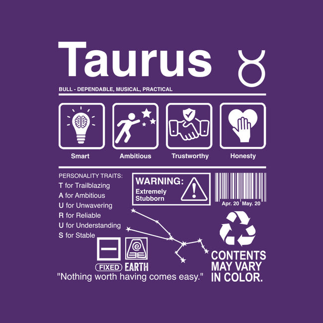Taurus Label-None-Adjustable Tote-Bag-DrMonekers