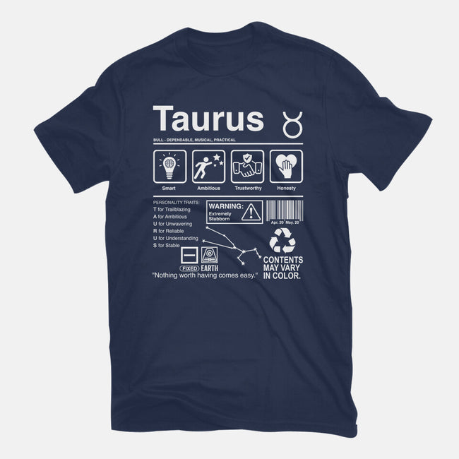 Taurus Label-Mens-Basic-Tee-DrMonekers