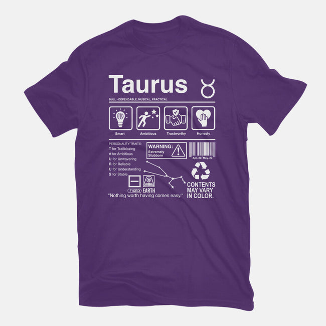 Taurus Label-Mens-Basic-Tee-DrMonekers