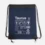 Taurus Label-None-Drawstring-Bag-DrMonekers