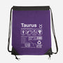 Taurus Label-None-Drawstring-Bag-DrMonekers