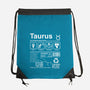 Taurus Label-None-Drawstring-Bag-DrMonekers