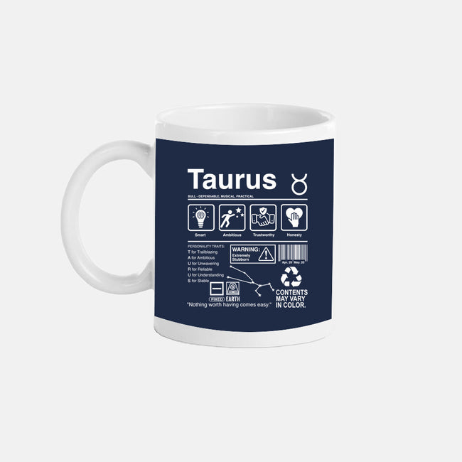 Taurus Label-None-Mug-Drinkware-DrMonekers