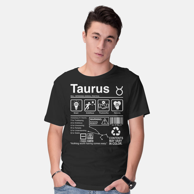 Taurus Label-Mens-Basic-Tee-DrMonekers