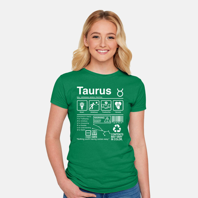 Taurus Label-Womens-Fitted-Tee-DrMonekers