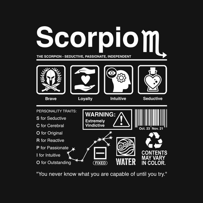 Scorpio Label-None-Adjustable Tote-Bag-DrMonekers