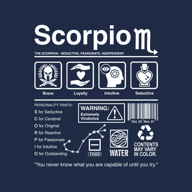 Scorpio Label-None-Adjustable Tote-Bag-DrMonekers