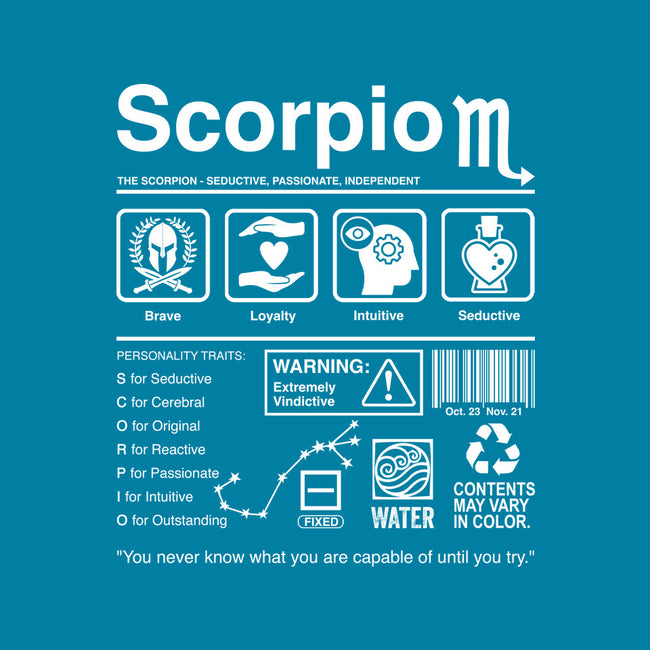 Scorpio Label-None-Adjustable Tote-Bag-DrMonekers