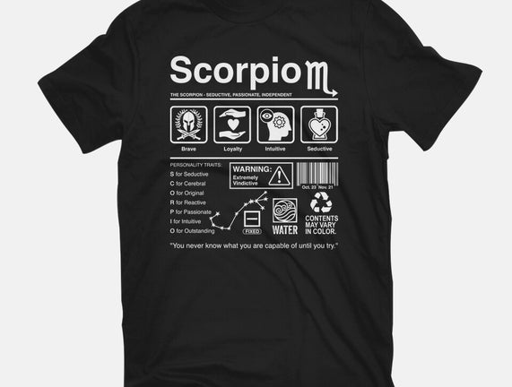 Scorpio Label