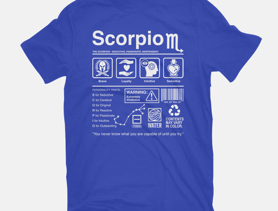 Scorpio Label