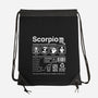 Scorpio Label-None-Drawstring-Bag-DrMonekers