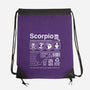Scorpio Label-None-Drawstring-Bag-DrMonekers