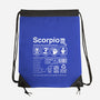 Scorpio Label-None-Drawstring-Bag-DrMonekers