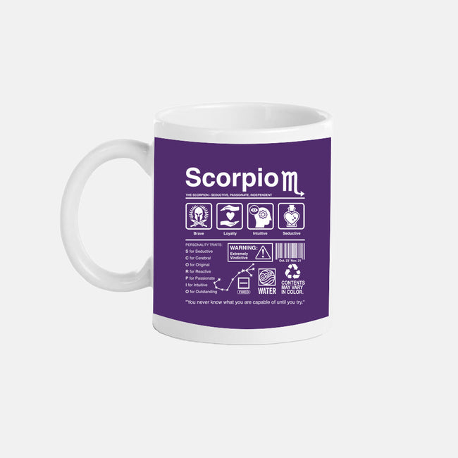 Scorpio Label-None-Mug-Drinkware-DrMonekers