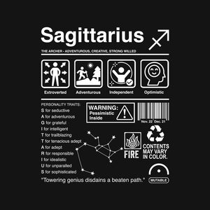 Sagittarius Label