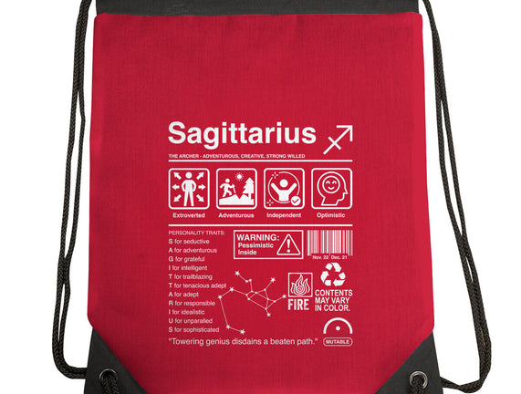 Sagittarius Label