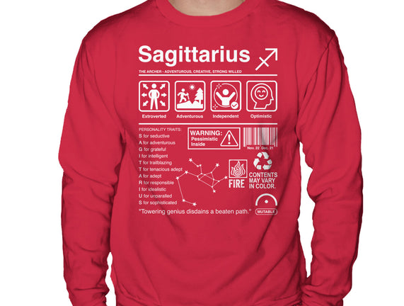 Sagittarius Label