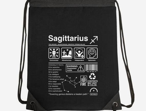 Sagittarius Label