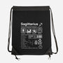 Sagittarius Label-None-Drawstring-Bag-DrMonekers