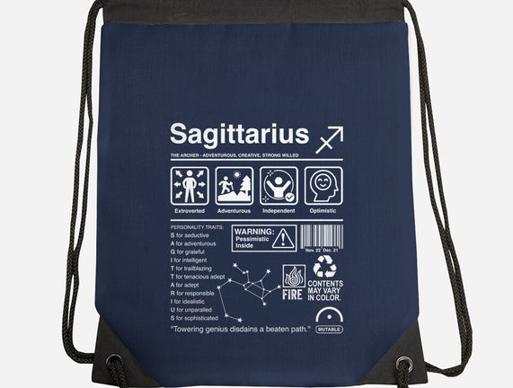 Sagittarius Label