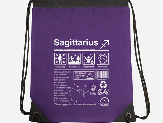 Sagittarius Label