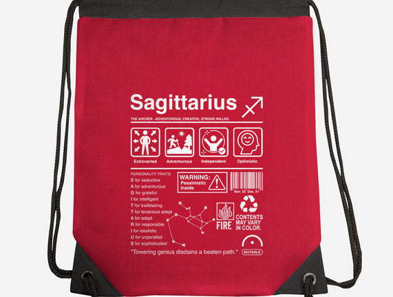 Sagittarius Label