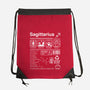 Sagittarius Label-None-Drawstring-Bag-DrMonekers