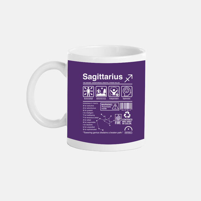 Sagittarius Label-None-Mug-Drinkware-DrMonekers