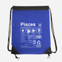 Pisces Label-None-Drawstring-Bag-DrMonekers