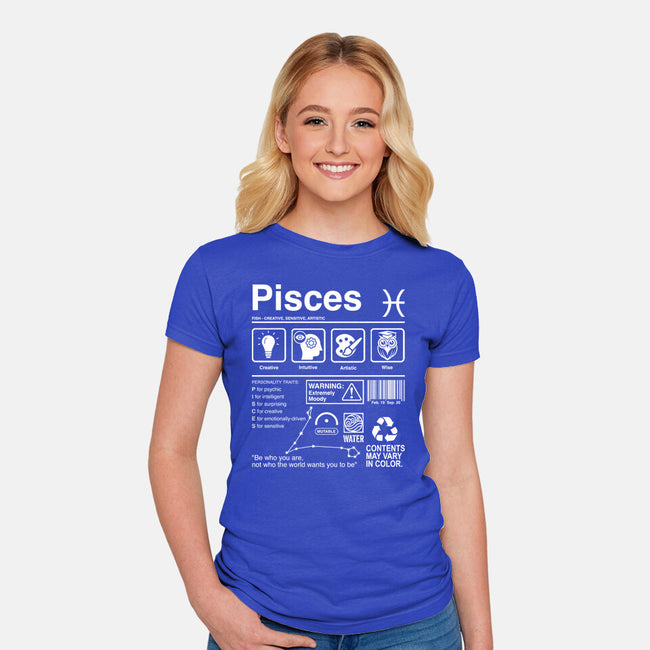 Pisces Label-Womens-Fitted-Tee-DrMonekers