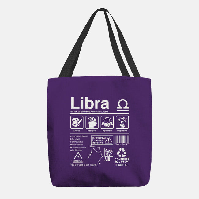 Libra Label-None-Basic Tote-Bag-DrMonekers