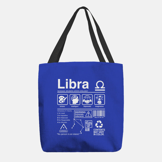 Libra Label-None-Basic Tote-Bag-DrMonekers