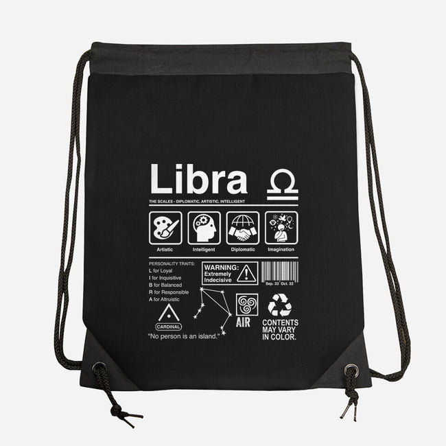 Libra Label-None-Drawstring-Bag-DrMonekers