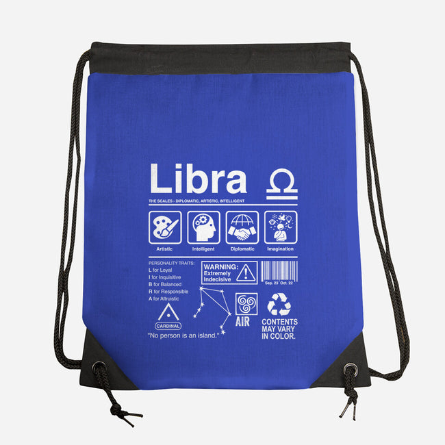 Libra Label-None-Drawstring-Bag-DrMonekers