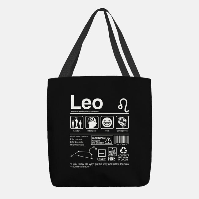 Leo Label-None-Basic Tote-Bag-DrMonekers