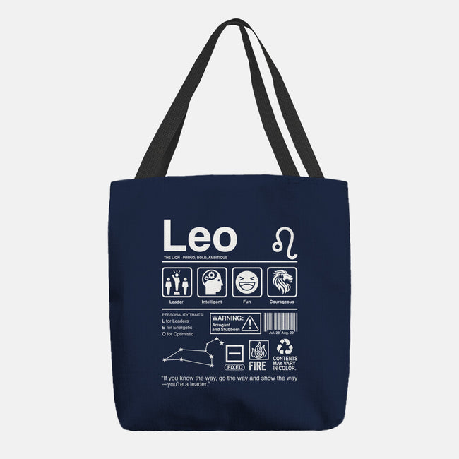 Leo Label-None-Basic Tote-Bag-DrMonekers
