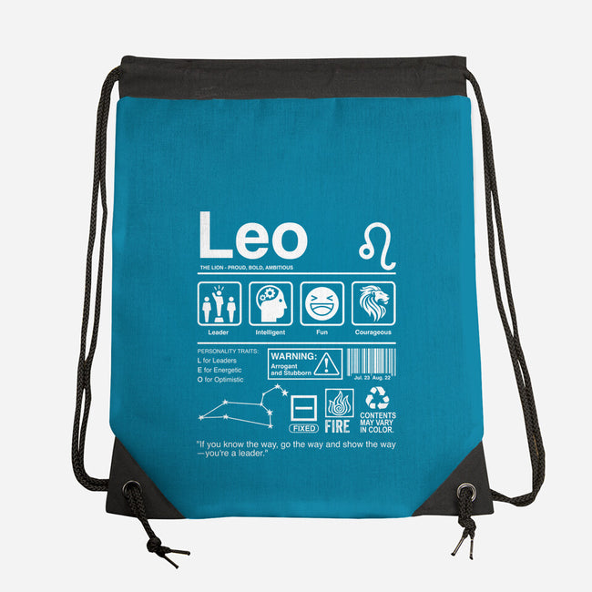 Leo Label-None-Drawstring-Bag-DrMonekers