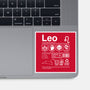 Leo Label-None-Glossy-Sticker-DrMonekers