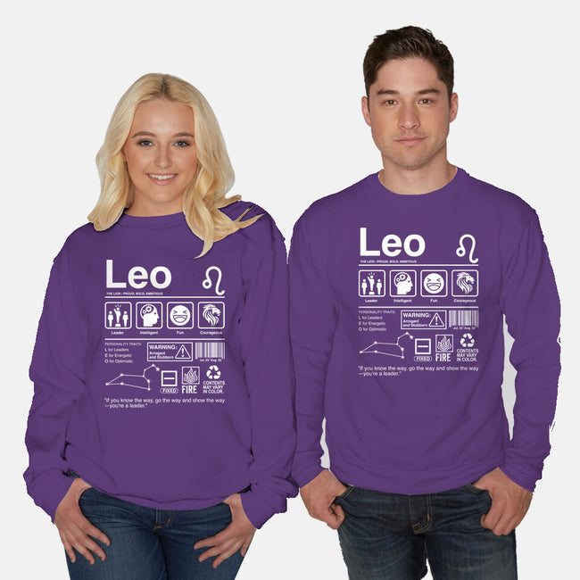 Leo Label-Unisex-Crew Neck-Sweatshirt-DrMonekers